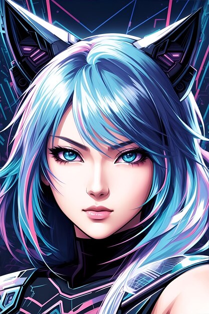 Fan Made AI Model That Generates Cyberpunk 2077-Style Anime Characters