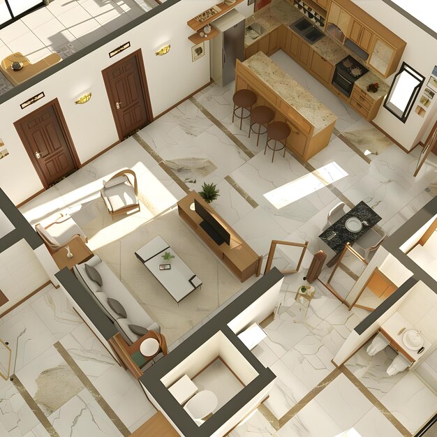 Планировка квартиры 100 м2