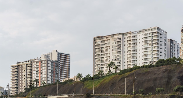 Modern apartments on Lima Peru