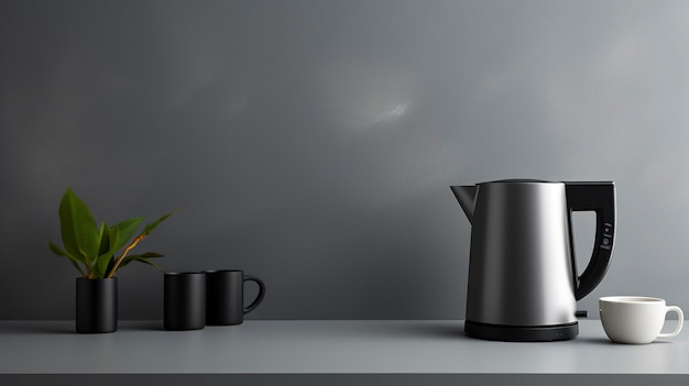 Modern appearance of a minimalist electric kettle or hot water dispenser