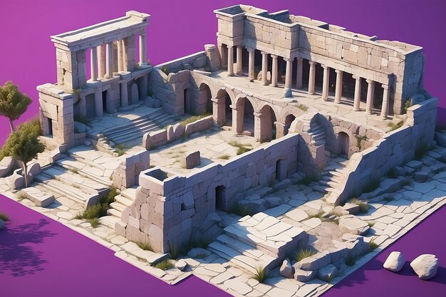 Фото Современные архитектурные детали бодрума. снимка древнеримских руин в турции.