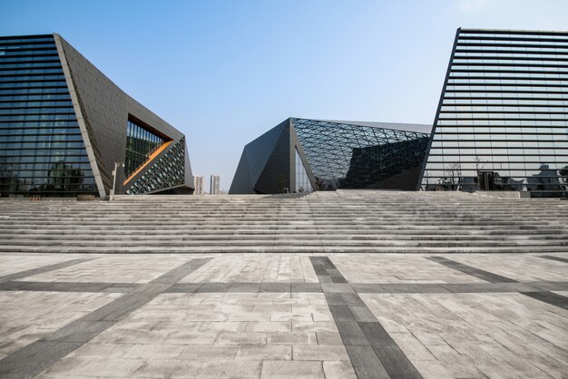 Modern Architecture of Art Center in Chongqing, China