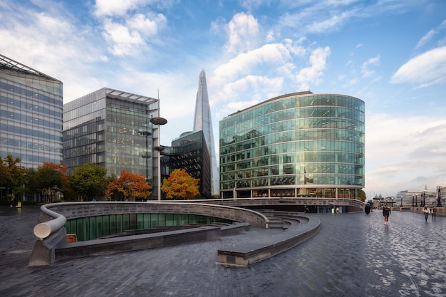 Modern Architecture Building and Cityscape Skyline during sunrise City of London