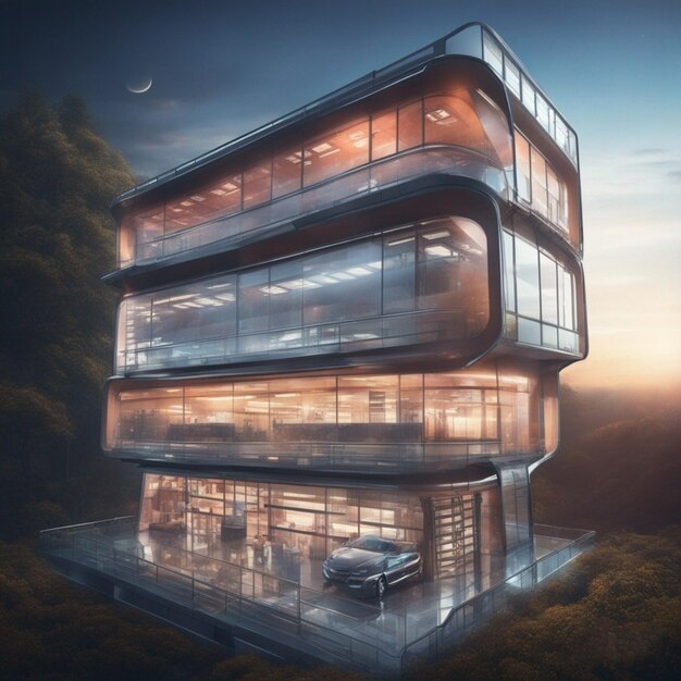 Modern architecture concept