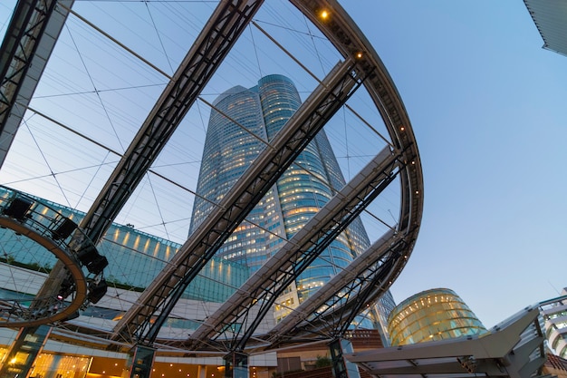 Modern architecture at famous Roppongi hills in Tokyo