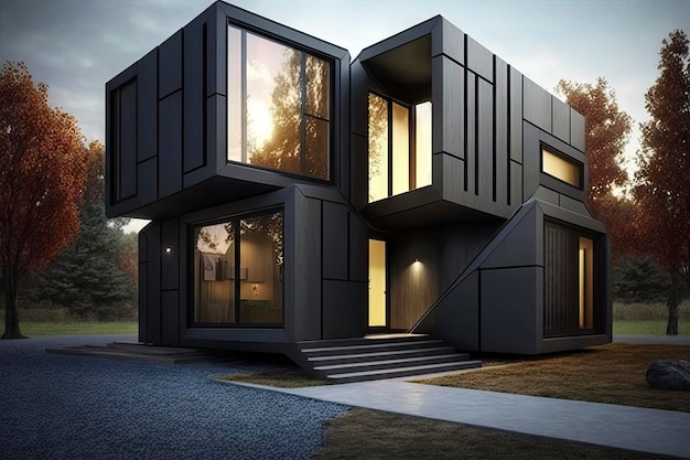 Modern Architecture Modular Home Exterior Design