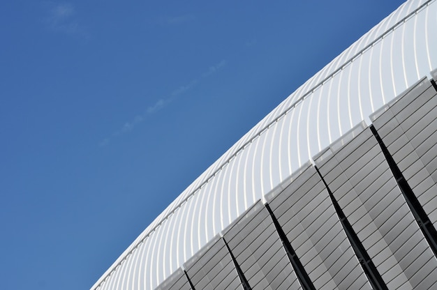 Modern architecture pattern of a stadium