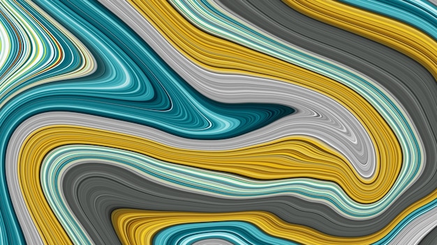 Modern Art liquid Abstract marble With turquoise black orange and gray graphics Color wallpaper