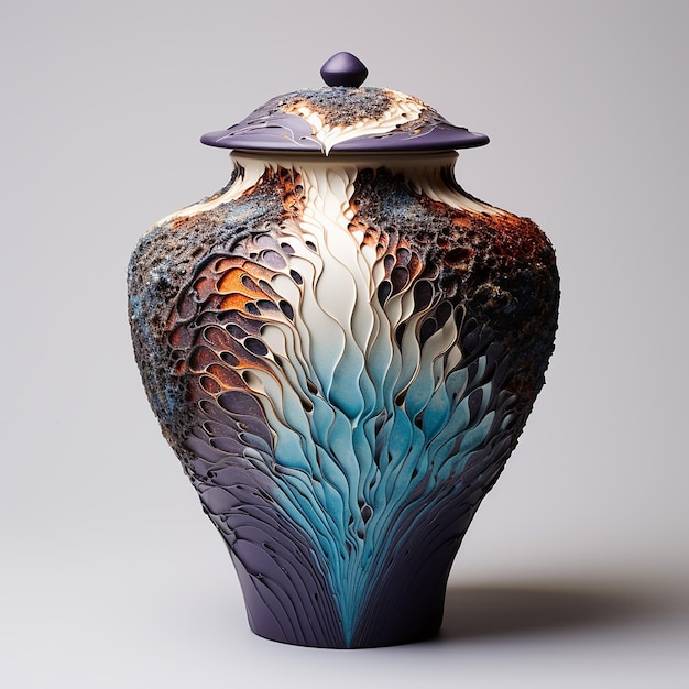 A modern ashes urn