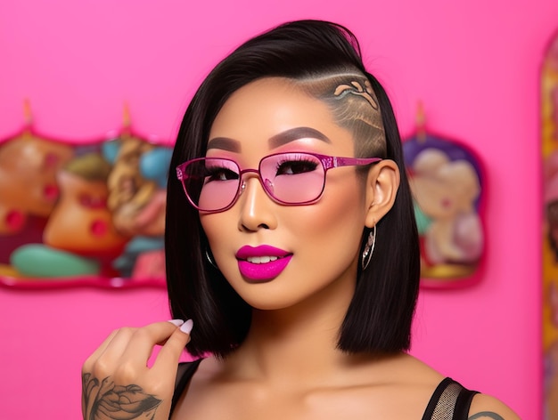 Modern Asian Barbie girl