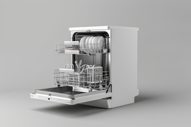 Modern automatic dishwasher