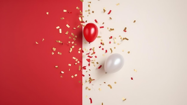 современные воздушные шары и конфеты для празднования дня рождения или годовщины