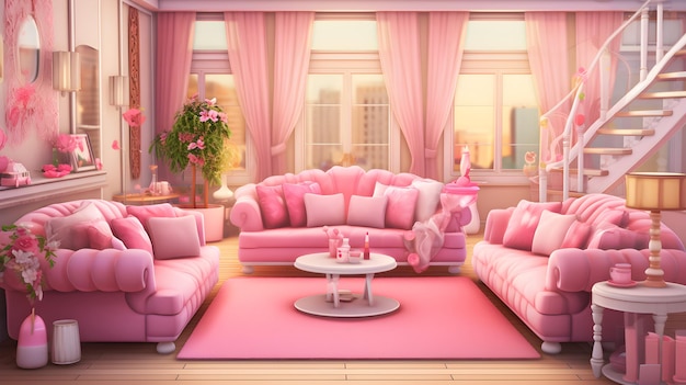 Modern Barbie house