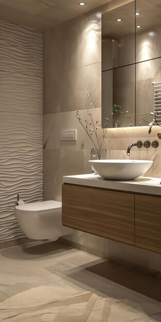 modern bathroom design with elegant touches