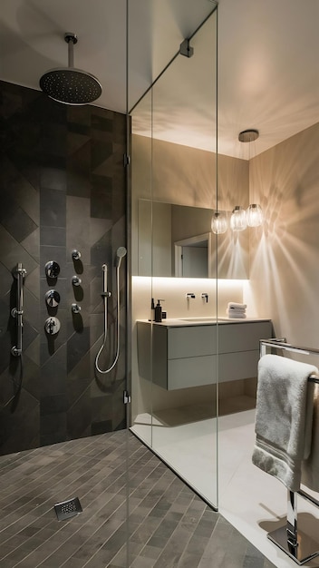 Modern bathroom interior design