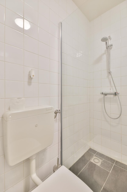 Modern bathroom with toilet and sink