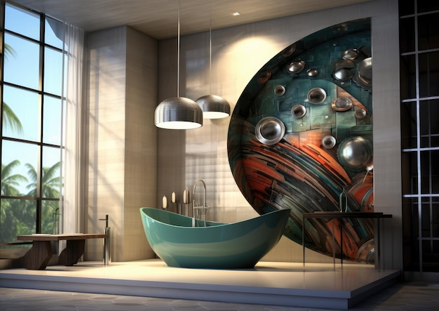 Foto bagno moderno 3d