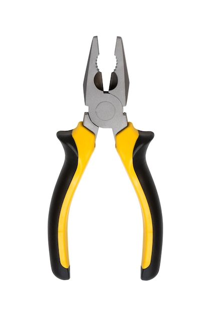 Modern and beautiful pliers on a white background