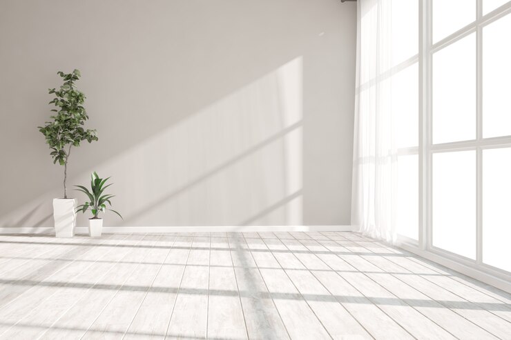 Photo modern beautiful room interior design 3d illustration