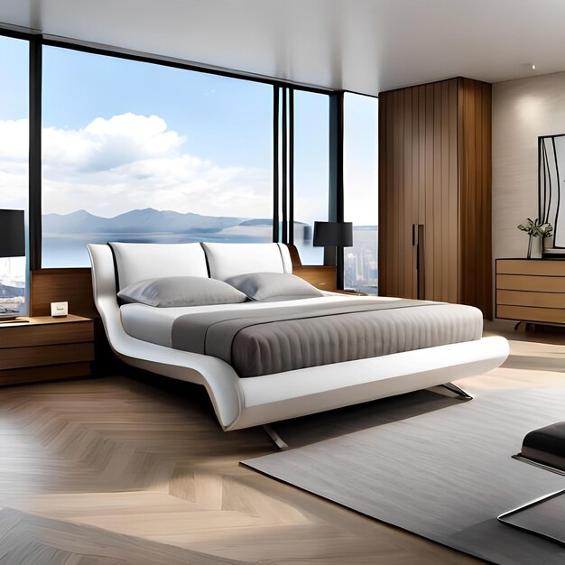 modern bed