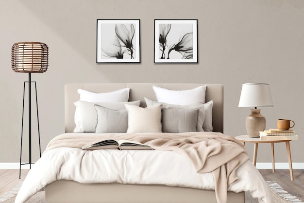 Modern bedroom home interior