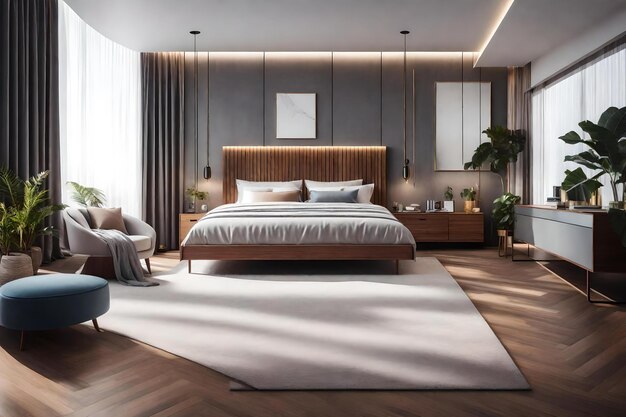 Modern bedroom