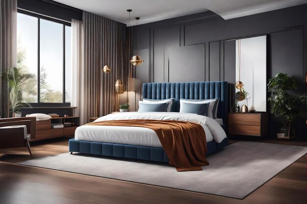 Modern bedroom