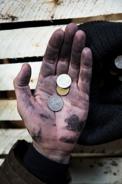 Foto mendicante moderno russia