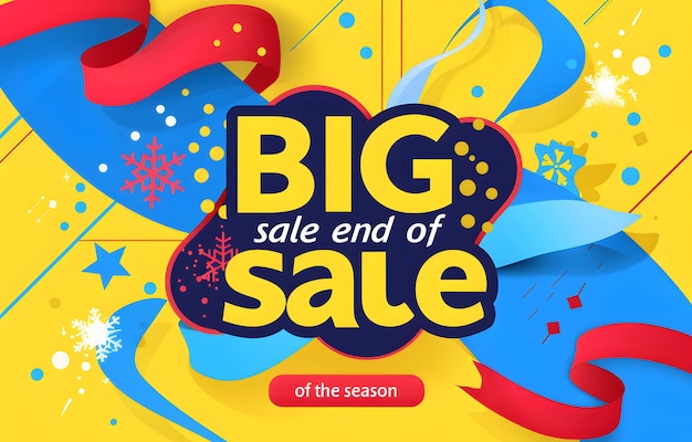 modern big sales wallpaper banner concept