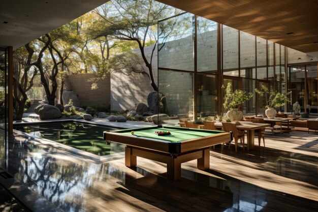 modern billiards club room decoration inspiration ideas