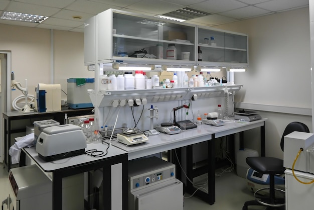 Modern biological laboratory