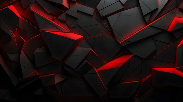 Modern black 3d abstract background