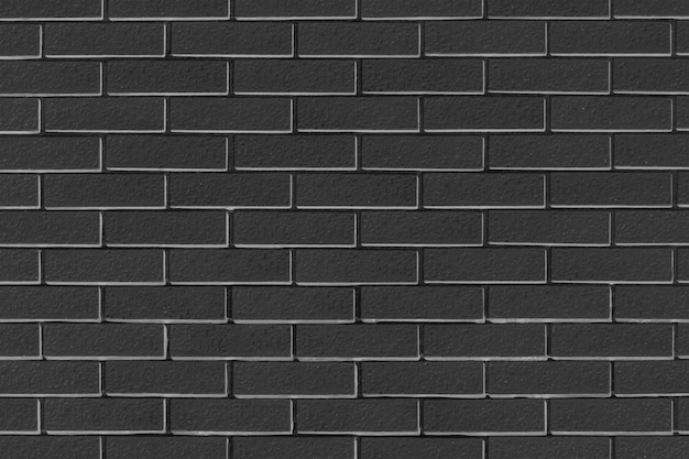 Modern black brick wall texture for background, Construction background or backdrop brick wall.