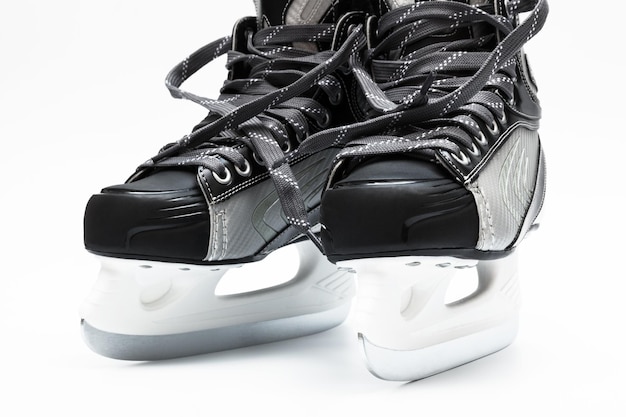 Modern black skates