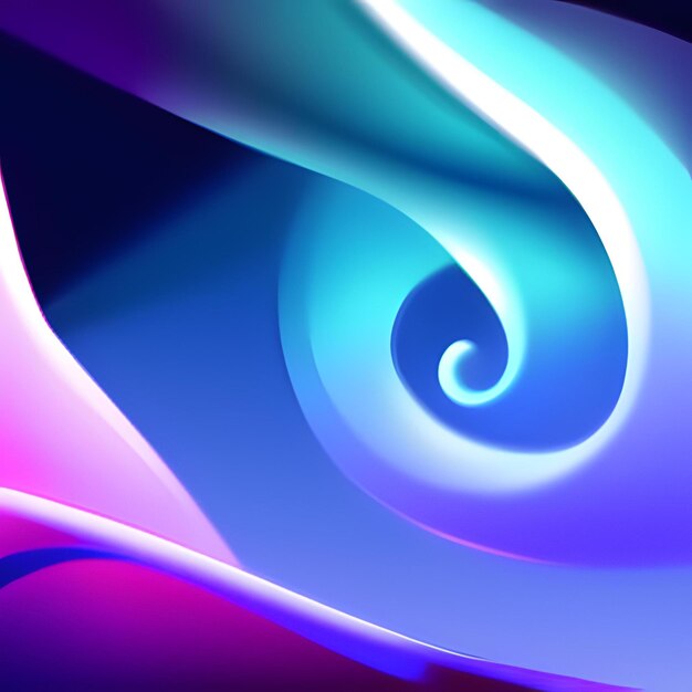 Modern blue stylish wave background