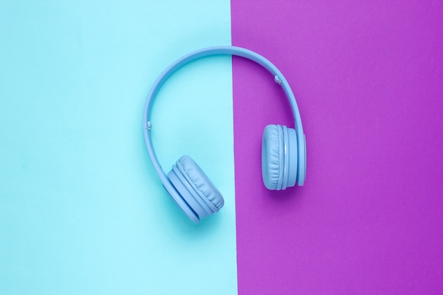 Modern Blue Wireless Over-Ear Headphones