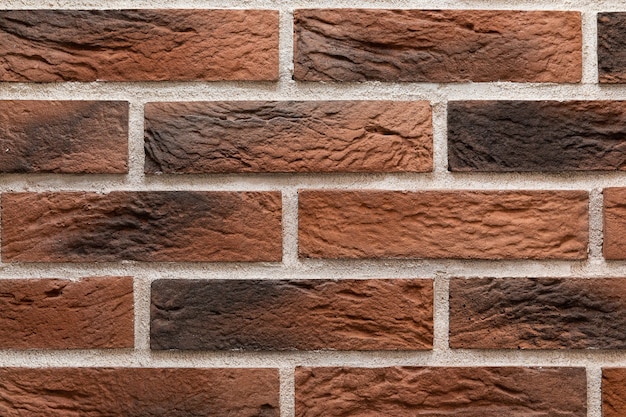 Modern brown brick wall texture background