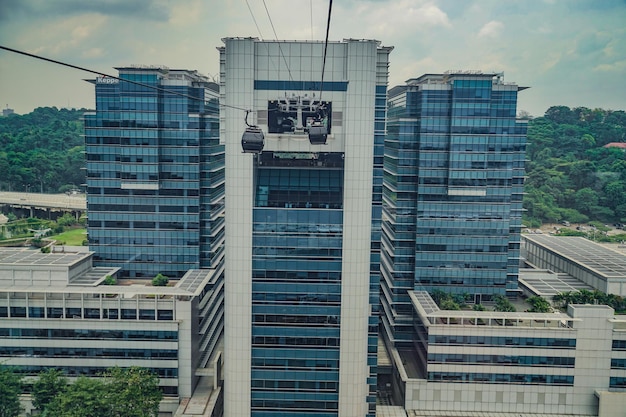 Foto edifici moderni contro il cielo