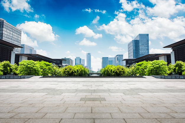 Photo modern buildings at riverbank