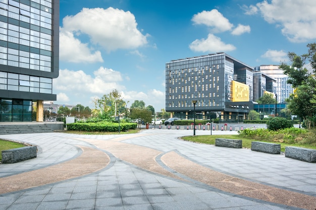 Modern business building in China