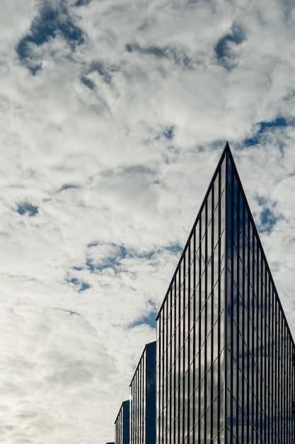 Photo modern business building exterior