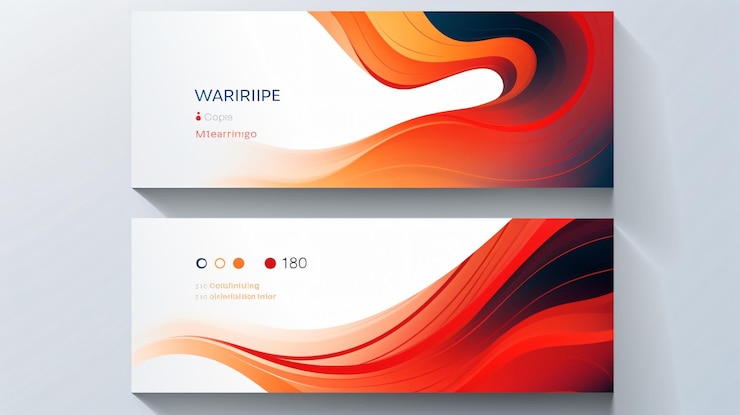 Photo modern business card design vector illustration eps10