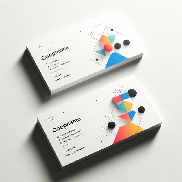 Modern business card design