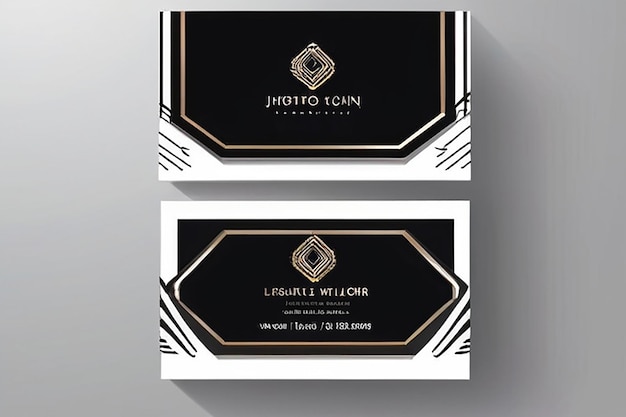 Modern business card template design With inspiration from the abstractContact card for company