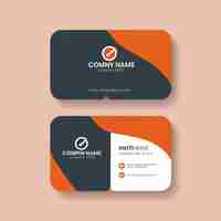 Photo modern business card template