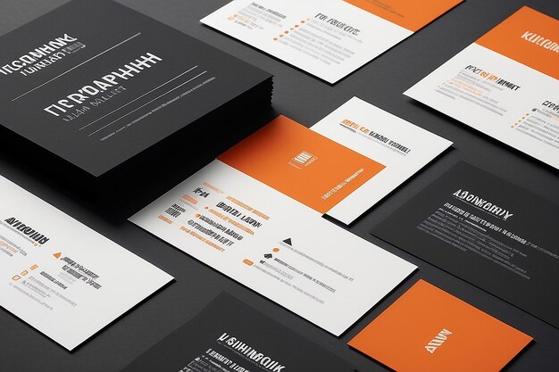 Modern Business Card Typography Hierarchy