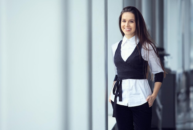 Modern business woman in the office