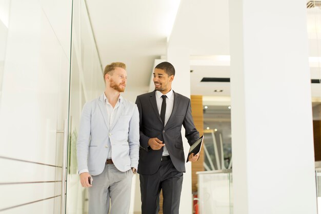 Modern businessmen in the office