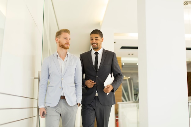 Modern businessmen in the office