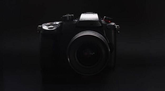 現代的なカメラモデル画質の良い写真写真撮影セッションのための新品デバイス